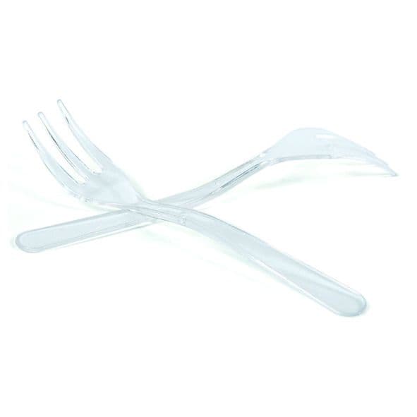 Mini Fourchette Transparente
