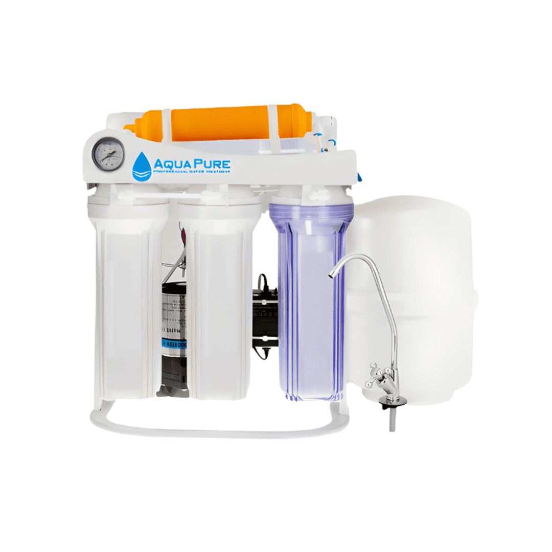 Osmoseur Domestique Inverse Aquapure 7 Etapes Avec Manometre et Chassis