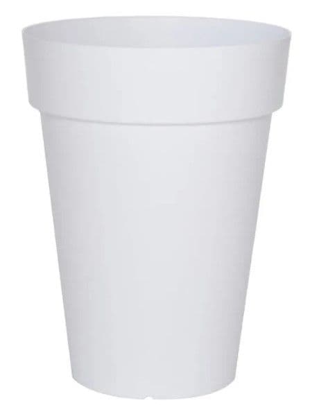 Pot de Jardin Eclipse H:420mm Blanc Mat