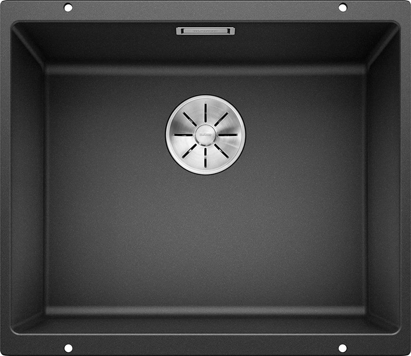 Evier Blanco Subline 500-U 1bac Silgranit Anthracite 60 Cm sous Plan