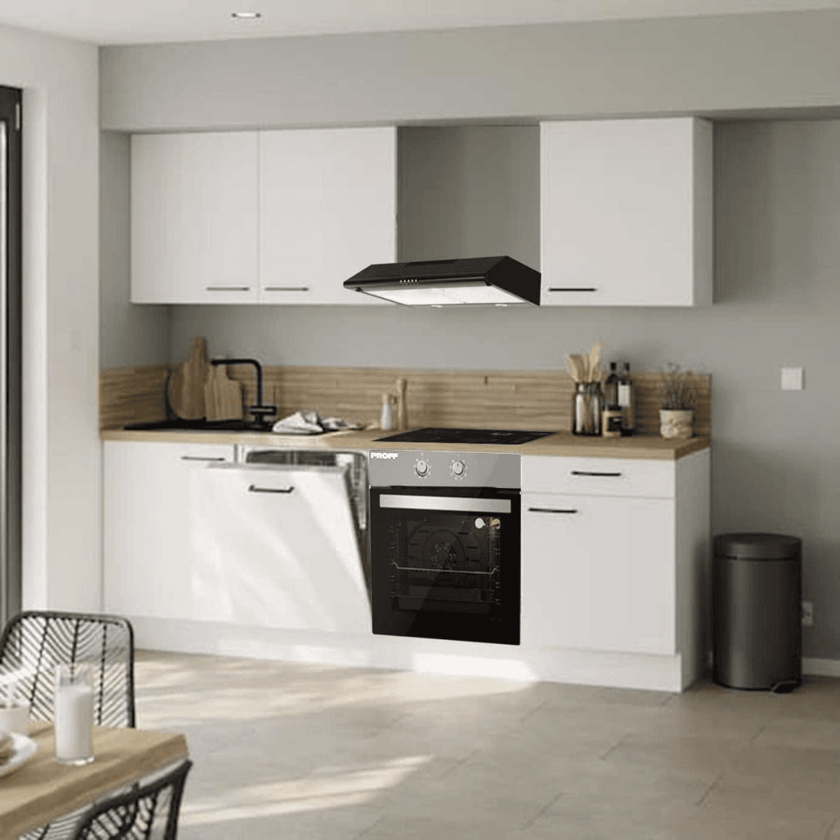 Trio Noir Proff Plaque P623 + F601 + H5500b