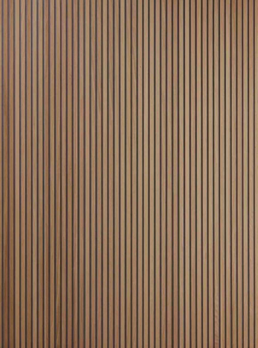 Panneau Mural en Bardage Wpsl Mdf 1070 Noyer Clair 118*2800*18mm