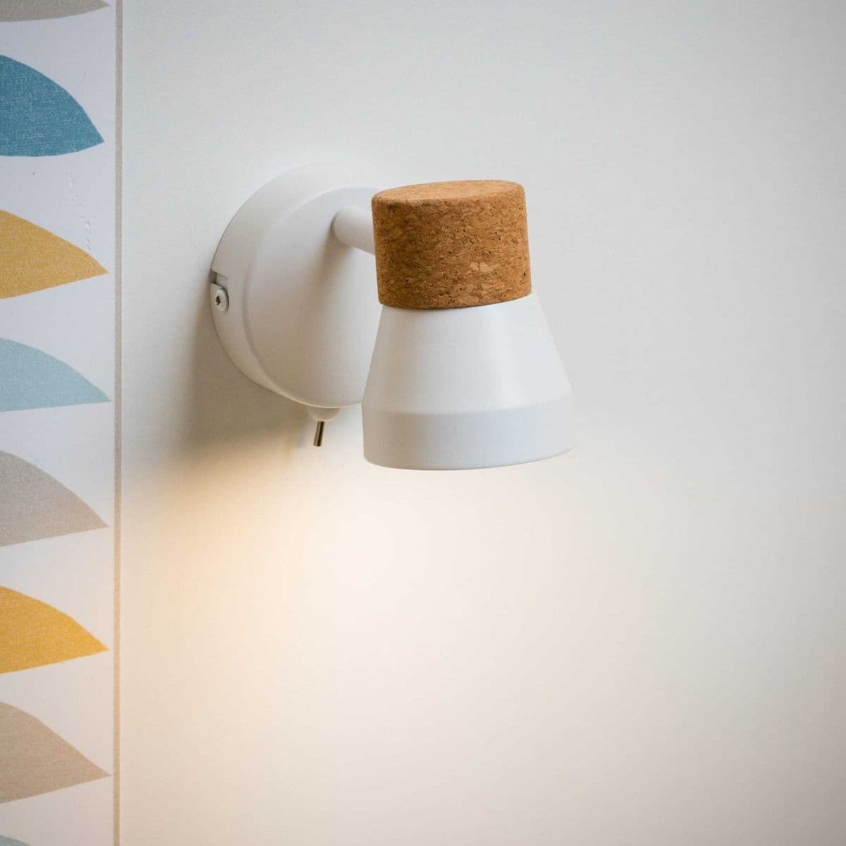 Spot Applique Moka Gu10 Blanc