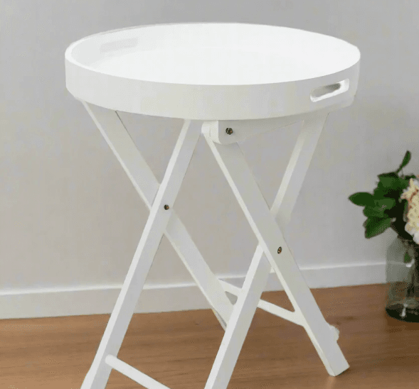 Table Plateau en Bois Pliable D38*38*45-Tab23x07