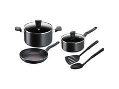 Batterie de Cuisine Aluminium Revêtement Anti-adhésif Supercook Tefal 7 Pièces