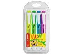 Surligneur Swing Cool Stabilo 4 couleurs.