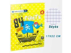 Cahier Pique 48 Pages Bleu Marine 60g 17x22cm