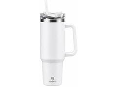 Mug isotherme en Inox Grande Capac avec Paille 1 L