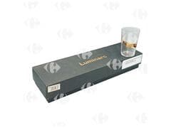 Verre à Thé Conique Décoré en Or 6 unités Luminarc 20cl.