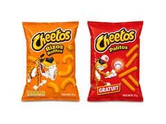 Cheetos Rolitos 96G + Cheetos Palitos 15G Gratuit