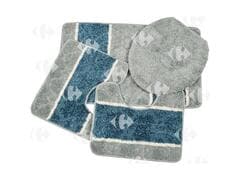 Tapis de Salle de Bain Couleurs Aléatoire 4 pièces