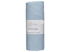Drap Housse Bleu Tex Home 140x200cm.