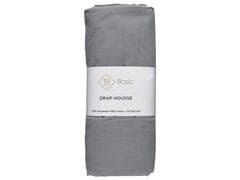 Drap Housse Gris Tex Home 140x200cm.