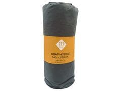 Drap Housse Gris Tex Home 140x200cm.
