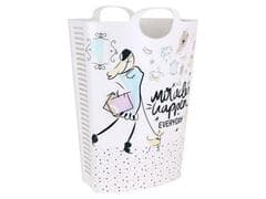 Panier à linge 58 L Miracles 45,5x37x65 cm