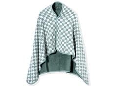 Couverture Poncho avce Motifs Verts 80x134cm