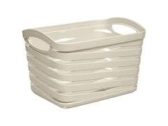 Panier de Rangement en Plastique Riband Design 25,5x17,5x45,5cm 1,5L