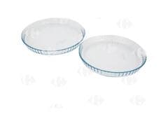 Set de 2 Plats à tarte Pyrex 30x27cm