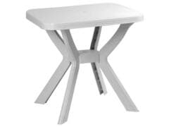 Table Mykonos Blanche 70x70 cm