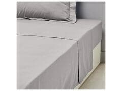 Drap Plat Gris Tex Home 240x280 cm