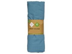 Drap Housse Bleu Coton Bio Tex Home 140x200 cm
