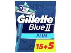 Rasoir Jetable Blue II Plus Gillette 15+5 Gratuits.