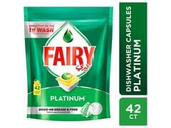 Pastilles Lave-vaisselle Tout-En-1 Plus Citron Fairy 42 unités