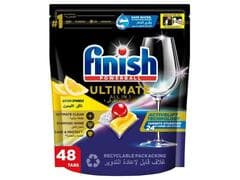 Pastilles Lave Vaisselle Ultimate All-in-One Citron Finish 48 Tablettes