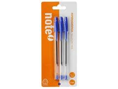 Stylo Roller Transparent Bleu 3 unités