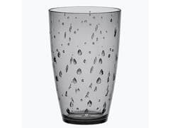 Verre à Eau ou Jus Acrylique Damla Fumé 42cl