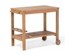 Desserte Balai Beige en Bois 79x47x74 cm