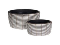 Set 2 Pots Ronds en Plastique.