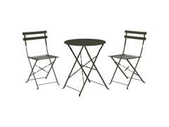 Table 2 Chaises Vert Matck en Acier avec Traitement Anti Corrosion