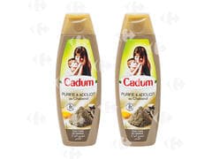 Pack De 2 Shampoings Cadum Ghassoul 190ml + Shampoing Cadum 190ml Gratuit