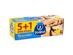 Lot de 6 Conserves de Thon Entier à l'Huile Végétale Tamima 6x80g (6ème Offert)