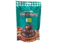 Chocolat Noir sans Sucres Ajoutés Chocodate 100g.