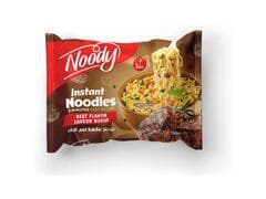 Lot nouilles saveur bœuf Noody 5x70g.