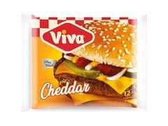 Fromage Tranches Cheddar Viva 12 tranches 200g