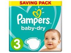 Couches Bébé Baby-dry Taille 3 (6-10kg) Pampers 68 unités