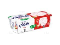 Pack Yaourt Brassé Fraise Velouté Danone 8x110g.