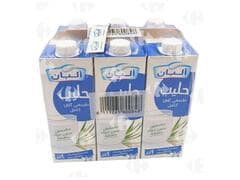 Pack de Lait UHT Entier Albane 1L 6 unités.