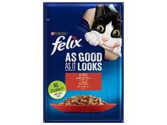 Pochons Chat Boeuf Felix 85g