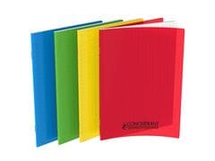 Cahier Agrafé Cambridge Coloris Assorties Grands Carreaux 17x22 cm 96 pages