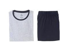 Pyjama Homme Pantalon Manches Longues Uni Gris Chiné TEX Basic