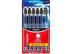 Pack de 6 Brosses à Dents Super Flexi Charcoal Colgate