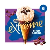 Glaces Cones Rhum Raisins Extreme