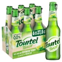 Biere Aromatisee Jus De Citron Vert Et Menthe Sans Alcool 0 0 Tourtel Twist