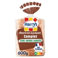 Pain De Mie American Sandwich Complet Sans Sucres Ajoutes Sans Additifs Harrys