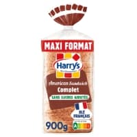 Pain De Mie American Sandwich Complet Sans Sucres Ajoutes Maxi Format Sans Additifs Harrys