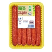 Merguez Boeuf Bio Carrefour Bio